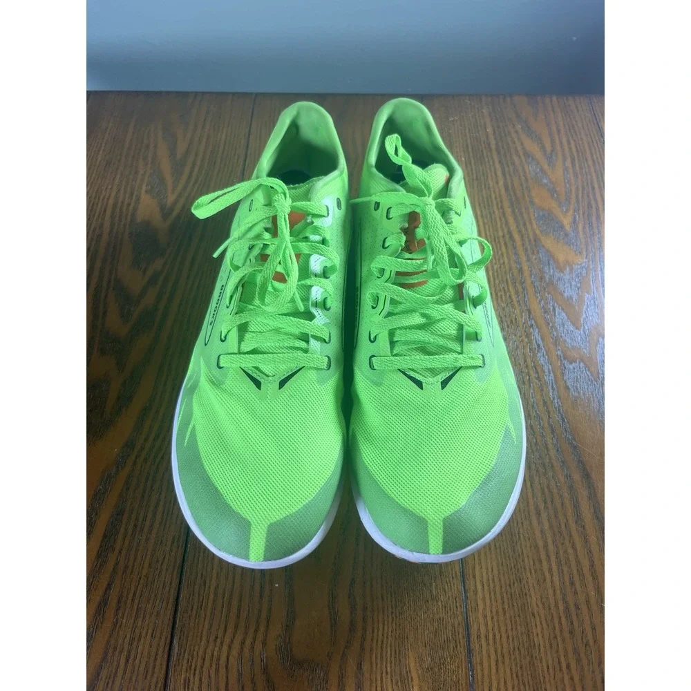 Brooks Draft XC Shoes Mens 12 D Green Orange Cross Country Racing Flats 1000391D
